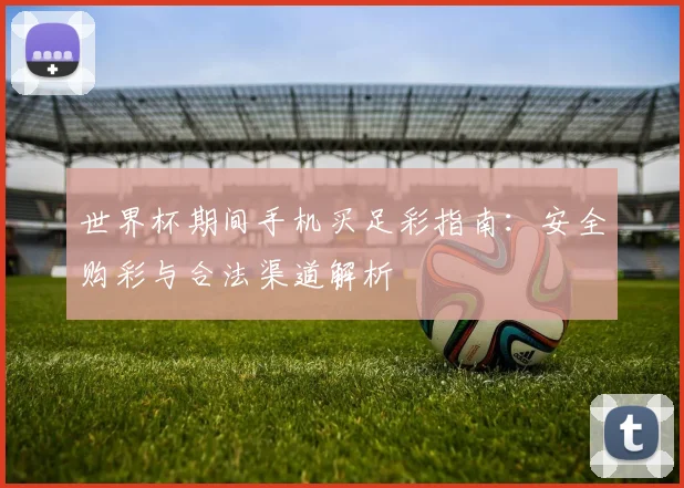 世界杯期间手机买足彩指南：安全购彩与合法渠道解析